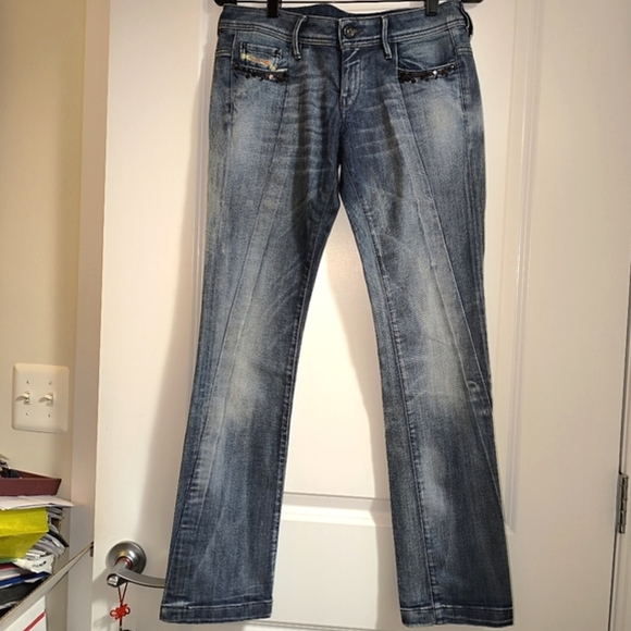 Diesel Blizz Sequins Bootcut Jeans - Picture 4 of 16